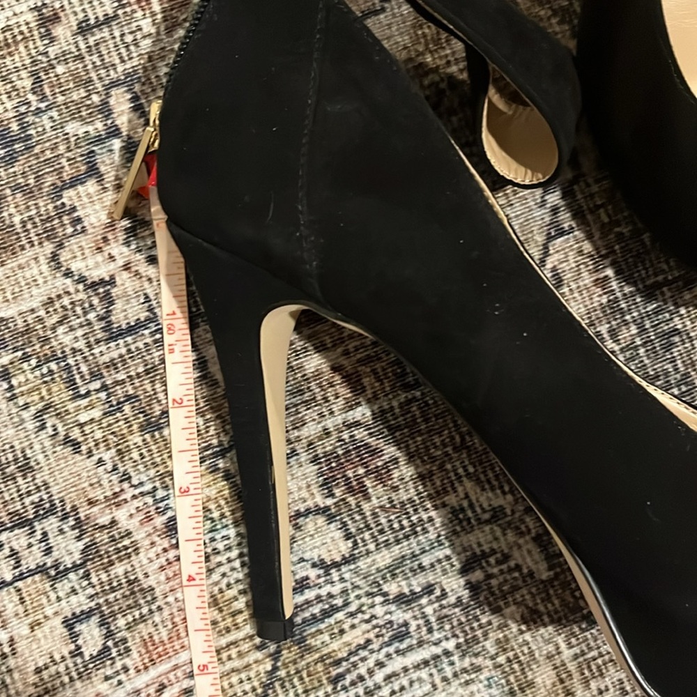 Never Worn. Bcbgeneration Platform Suede Ankle St… - image 7